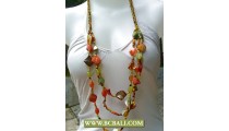 Necklaces Shells Nugets mix colors Fashion Beading